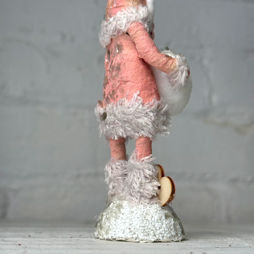Spun Cotton Valentine's Day Figure with Snowball #21