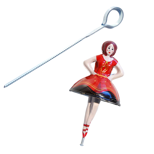 Spinning Tin Ballernina Top