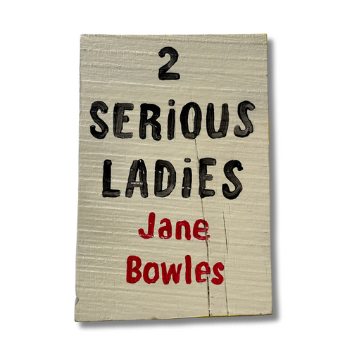 Leanne Shapton "2 Serious Ladies" Painted Wooden Book