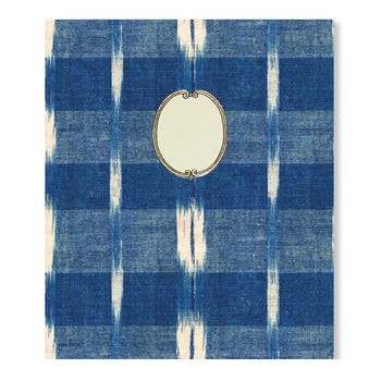 Antoinette Poisson Large "Flammé indigo" Notebook in 83A