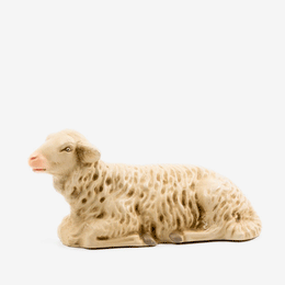 Lying Sheep Figure