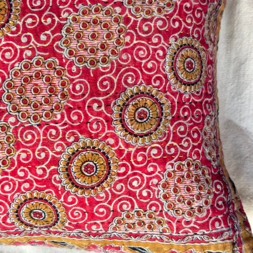 Vintage Sari Pillow (24-01)