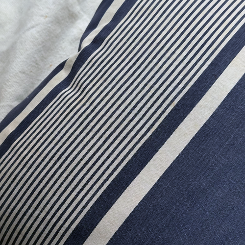 Custom 19th-century French Ticking Pillow (#3-12)