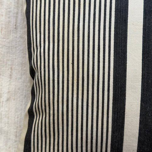 Custom 19th-century French Ticking Pillow (#46)