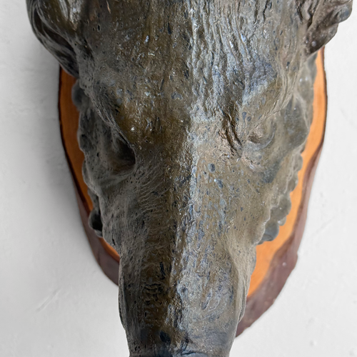 Early 20th-century Black Forest Carved Boar (BFBO-03)