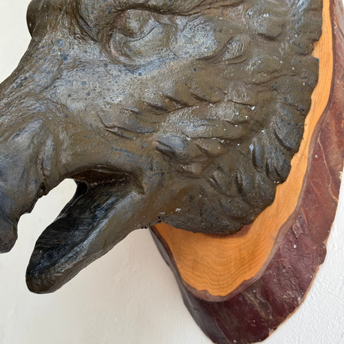 Early 20th-century Black Forest Carved Boar (BFBO-03)