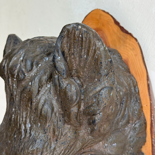Early 20th-century Black Forest Carved Boar (BFBO-03)