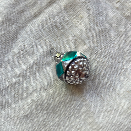 Nostalgic Mini Blue Ball Ornament