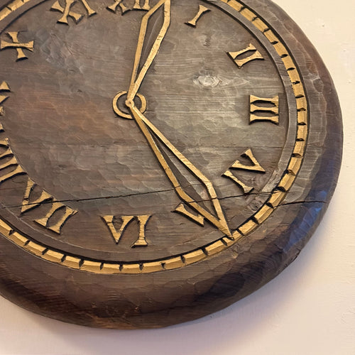Antique Wooden Watchmaker's Trade Sign