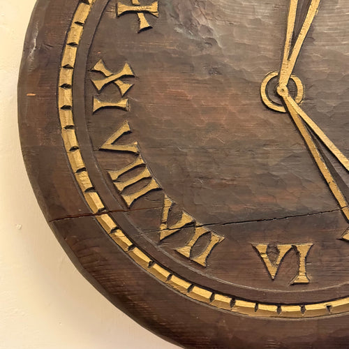 Antique Wooden Watchmaker's Trade Sign