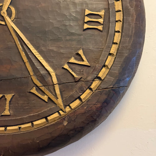Antique Wooden Watchmaker's Trade Sign
