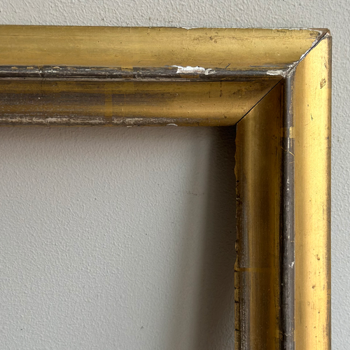 16.75" W x 19.25" H Antique 19th Century Gilt Frame #23