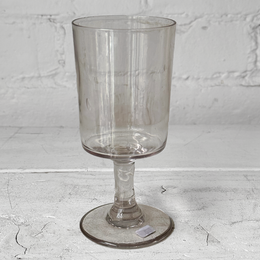 19th-century French Antique Wine Glass (#22)