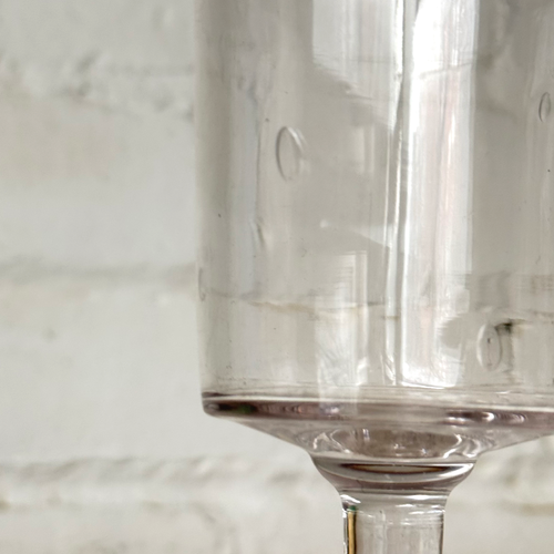 19th-century French Antique Wine Glass (#22)