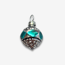 Nostalgic Mini Blue Ball Ornament