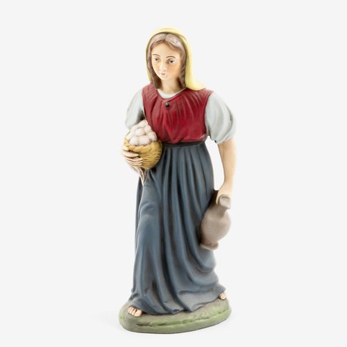 Shepard with Egg Basket Nativity Figure