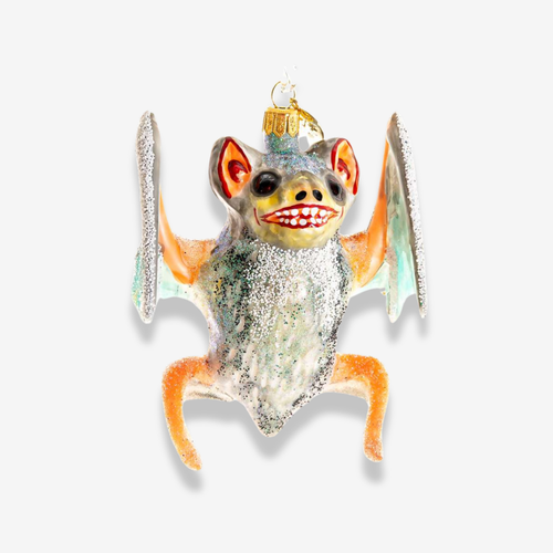Blue & Grey Bat Ornament