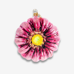 Dark Pink Gerbera Blossom Ornament