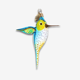 Green & Yellow Hummingbird Ornament