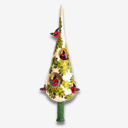 Birdhouse With Birds Tree Topper