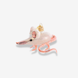 White Mouse Ornament