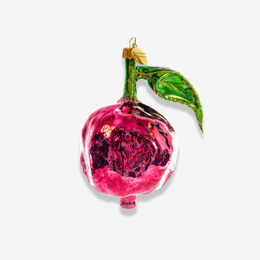 Pomegranate With Leaf Ornament