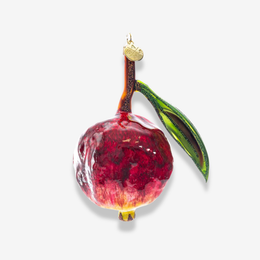 Pomegranate With Leaf Ornament