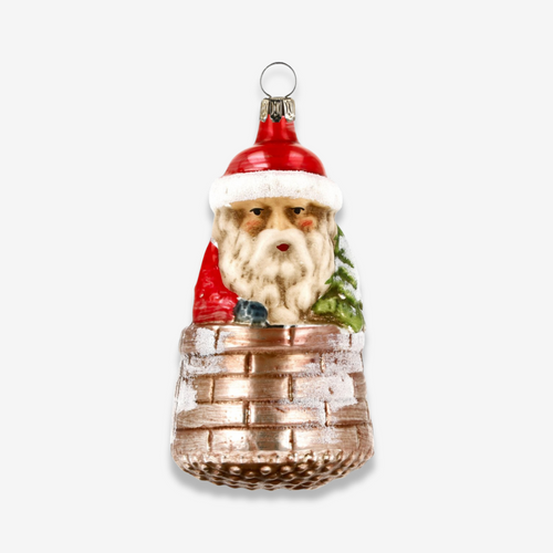 Saint Nicholas with with Tree in the Chimney Ornament