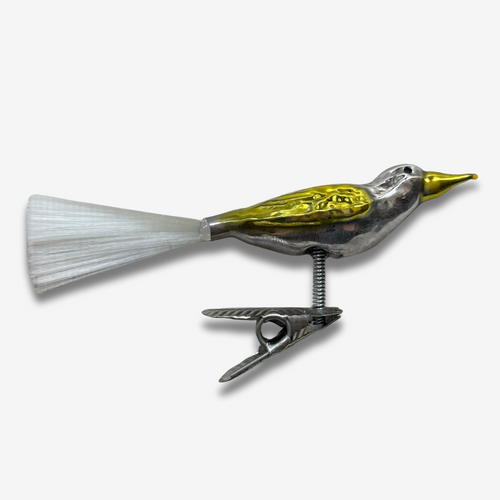 Nostalgic Mini Clip-on Yellow Bird Ornament