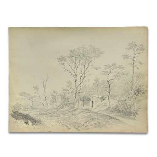 19th-century French Pencil Drawing by Alphonse Baril (#5)