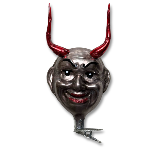 Nostalgic Krampus Head Clip-On Ornament