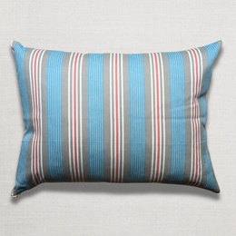 Custom 19th-century French Ticking Pillow (#3-13)