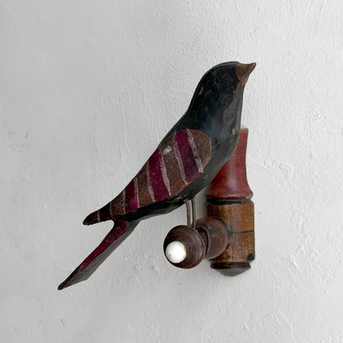 Early 20th-century Black Forest Carved Bird (BFB-17)