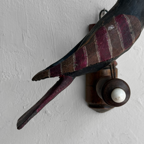 Early 20th-century Black Forest Carved Bird (BFB-17)