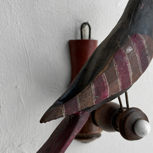 Early 20th-century Black Forest Carved Bird (BFB-17)