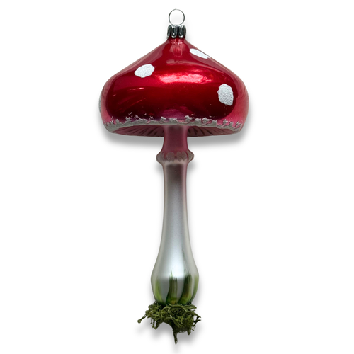 Nostalgic Large Free-blown Mushroom Ornament A