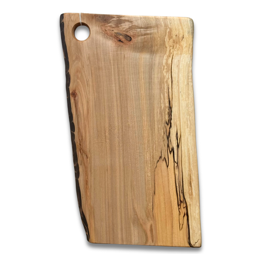 Spencer Peterman 15" Spalted Maple Small Cutting Board (#4-19)