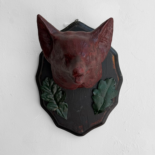 Early 20th-century Black Forest Carved Fox (BFF-01)