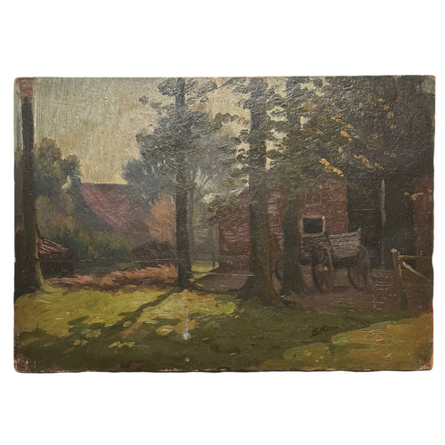 Evert Rabbers Landscape Painting (2324)
