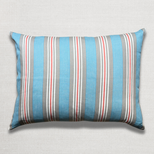 Custom 19th-century French Ticking Pillow (#3-13)