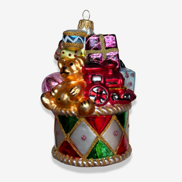 Drum with Gifts Ornament