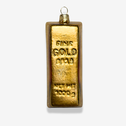 Gold Bar Ornament