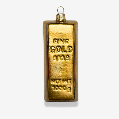Gold Bar Ornament