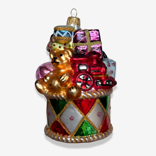 Drum with Gifts Ornament