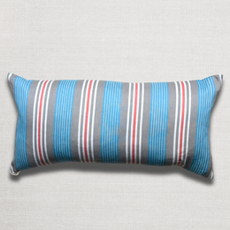 Custom 19th-century French Ticking Pillow (#3-14)