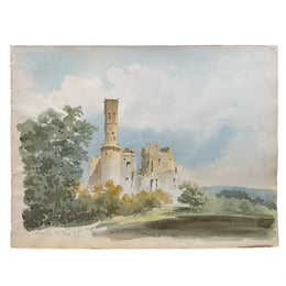 19th Century French Watercolor Painting (26)