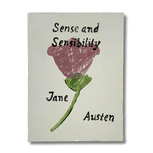 Leanne Shapton "Sense and Sensibility" Painted Wooden Book