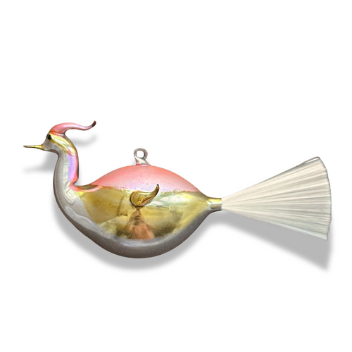Nostalgic Free Blown Bird of Paradise Ornament
