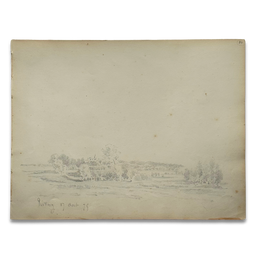 19th-century French Pencil Drawing by Alphonse Baril (#24)