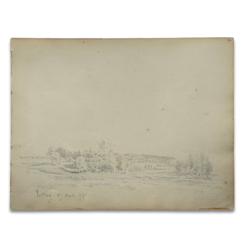 19th-century French Pencil Drawing by Alphonse Baril (#24)